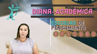 EPICURO Escuelas de pensamiento Hedonismo [upl. by Earehs]