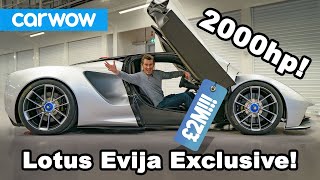 New 2000hp Lotus Evija EV EXCLUSIVE [upl. by Nylsirhc385]