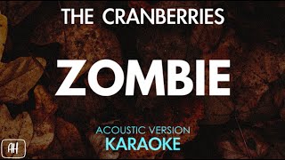 The Cranberries  Zombie KaraokeAcoustic Version [upl. by Jablon261]