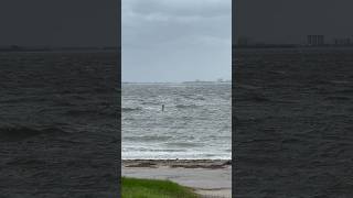 Mini water spout Dunedin Causeway Hurricane Helene [upl. by Killigrew]