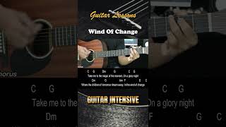 Wind Of Change  Scorpions guitar guitartutorial chordgitar guitarcover guitarlessons [upl. by Mossman]