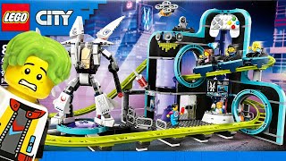 LEGO City Robot World 60421 Roller Coaster  BUILD [upl. by Suhcnip157]