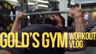 BACK IN THE US  GOLDS GYM WORKOUT VLOG [upl. by Dougie]