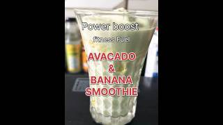 quotAvocado Banana Powerquotsmoothie avacadoshealthyfood healthylifestyle healthy bananaweightloss [upl. by Hudis]