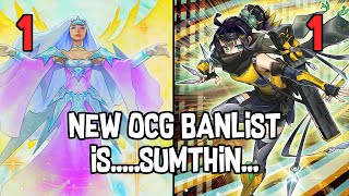 NEW OCG BANLISTsure isSUMTHIN YuGiOh [upl. by Kaufman]