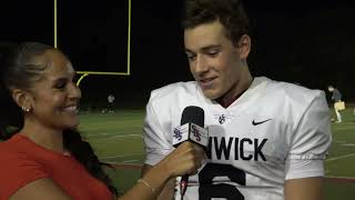 Postgame Interview with Fenwicks Andrew Bjorson [upl. by Nybor]