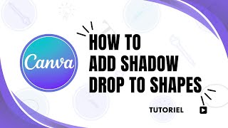 How to add shadow drop to Canva shapes [upl. by Mainis]