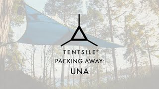 How to pack down the Tentsile UNA 1Person Hammock Tree Tent [upl. by Ahseikal]