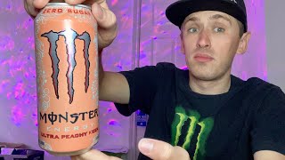 Drink Review  Monster Ultra Peachy Keen USA [upl. by Edrea]