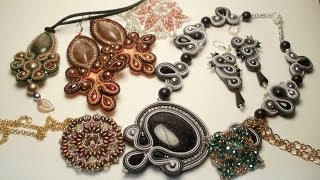 Nuove creazioni al Soutache e Tutorial Superduo  Soutache and superduo jewelry [upl. by Dub]