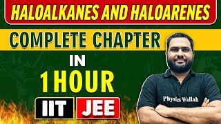 HALOALKANES AND HALOARENES in 1 Hour  Complete Chapter for JEE MainAdvanced [upl. by Asselim]