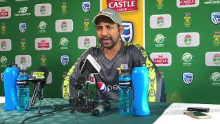 Sarfraz Ahmed speaks to the media before the second Test at Newlands [upl. by Thrift]