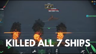 Battle of Warships Took Down All Seven Ships in an Epic Showdown [upl. by Pomfrey]