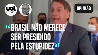 quotBolsonaro fica fora de si e mostra o que tem por dentro desqualificaçãoquot  Josias de Souza [upl. by Moses]