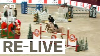 RELIVE  Opening Class 130m  FEI Jumping Ponies Trophy 2023 [upl. by Brooking190]