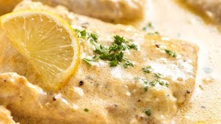 Baked Fish with Creamy Lemon Sauce [upl. by Eeraj]