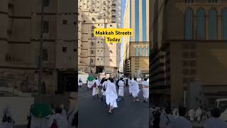 Makkah Street Eid ul adha Day  Today makkah foryou [upl. by Atinaujnas]