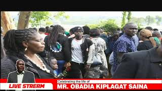 CELEBRATING THE LIFE OF MR OBADIA KIPLAGAT SAINA [upl. by Izy]