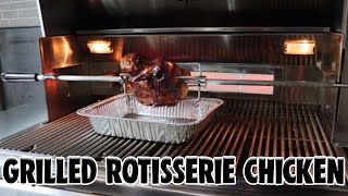 Grilled Rotisserie Chicken  RCS Gas Grill [upl. by Cirdek218]