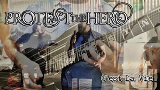 Protest The Hero  Cest La Vie Guitar Solo Cover  TABS [upl. by Yelnoc]