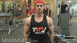 Seated Lateral Raises Instructional Video  In The Gym With Team MassiveJoes  MassiveJoescom [upl. by Budding]