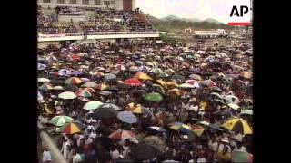 PAPUA NEW GUINEA POPE HOLDS MASS FOR NEWLY CANONISED SAINT [upl. by Mackoff]