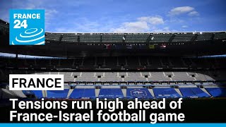 Tensions run high in Paris as FranceIsrael football game is maintained • FRANCE 24 English [upl. by Sinnelg164]