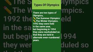 Olympics Games  Types of Olympics Games olympics ytshorts viralshorts [upl. by Petigny]