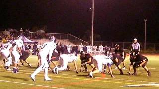 Valley Center football Fiehler 11 yard TD run [upl. by Ecnerat163]