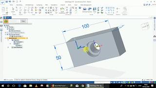 Solid Edge Tutorial Series How to make Counterbore [upl. by Anha]