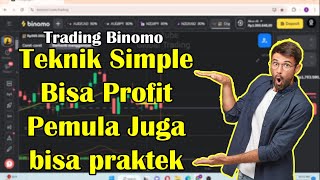 Trading Binomo teknik simple tapi profit [upl. by Kimble]