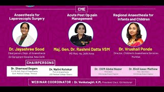 Anaesthesia for Laparoscopic surgery Acute Postop pain management [upl. by Gavra131]