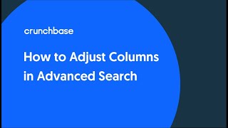 How to Adjust Columns in Advanced Search to Show Relevant Information [upl. by Kronfeld164]