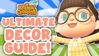 The Ultimate Animal Crossing New Horizons Decorating Guide 🏡 [upl. by Aihsekel]