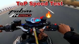 Pulsar N250 Top Speed Test  Fastest Pulsar Performance Test 🚀 [upl. by Anera]