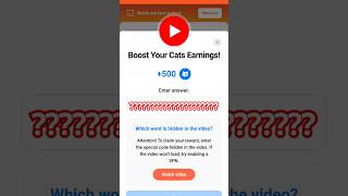 Boost Your Cats Earnings  Cats Video Code [upl. by Cleaves380]