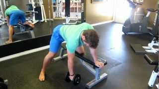 Dumbbell Single Arm Row  Neutral Grip  3 Point Kneeling [upl. by Niawat]