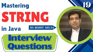 String Class in Java  Interview Questions [upl. by Nyre992]