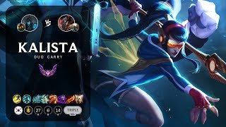 Kalista ADC vs Twisted Fate  KR Master Patch 144 [upl. by Fugazy802]