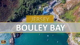 Bouley Bay  Jersey  Channel Islands 2022  4K Drone [upl. by Vrablik]