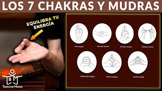 7 MUDRAS 👌 para equilibrar tus CHAKRAS con la MEDITACIÓN 🧘 [upl. by Aihsenek]