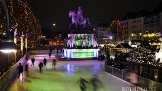 Heimat der Heinzel  Weihnachtsmarkt Köln Altstadt  Heumarkt  Schlittschuhbahn [upl. by Carmina271]