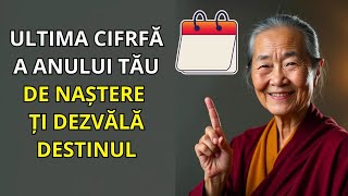 ULTIMA CIFRFĂ A ANULUI TĂU DE NAȘTERE ȚI DEZVĂLĂ DESTINUL – AFLĂ ACUM  Înțelepciunea budistă [upl. by Tod]