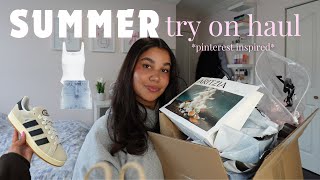 HUGE 1500 SUMMER TRY ON HAUL 🛍️ pinterest inspired outfits GARAGE EDIKTED amp more [upl. by Anahcra461]