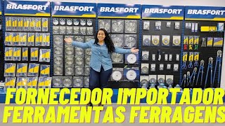 FORNECEDOR IMPORTADOR SUPER COMPLETO FERRAMENTAS FERRAGENS ELÉTRICA HIDRÁULICA UTILIDADES BRASFORT [upl. by Nosduh]