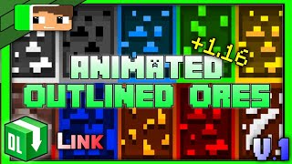 Animated Outlined Ores v1  Full Showcase  MCPE Texture Packs 116  OpenZane Texture Packs [upl. by Damalus]