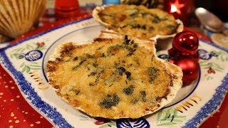 Mes COQUILLES SAINTJACQUES A LA BRETONNE  Pour les fêtes   Mère Mitraille  Gourmandises TV [upl. by Eneloc144]