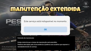 PES 2019 MOBILE  MANUTENÇÃO EXTENDIDA 😩  A ESPERA CONTINUA [upl. by Parrisch428]