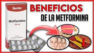 5 BENEFICIOS de la METFORMINA que seguro DESCONOCIAS  ¿ORO PURO para tu SALUD [upl. by Krause627]