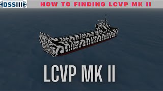 Roblox DSS 350  Remake  How To Get LCVP MK2 And Hidden Badge [upl. by Hcaz]